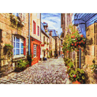 Алмазна мозаїка Старовинні вулички 40х50 см FA40359