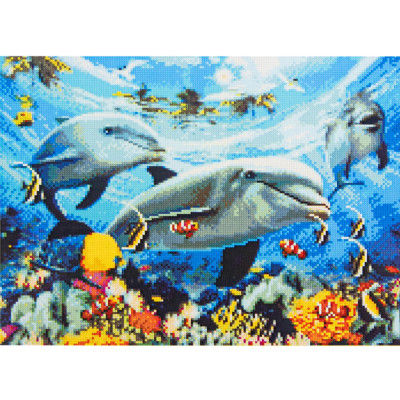 Алмазна мозаїка Морський світ 40х50 см FA40498