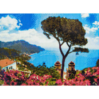Алмазна мозаїка Казковий океанічний пейзаж 40х50 см FA40681