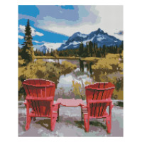 Алмазная мозаика Вид на природу 40х50 см FA40835