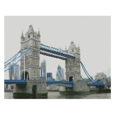Алмазна мозаїка Лондонський Tower Bridge 40х50 см FA40841