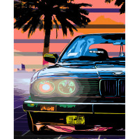 Картина за номерами Strateg ПРЕМІУМ Арт BMV розміром 40х50 см (GS508)