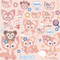 Картина по номерам Strateg Лисята размером 20х20 см (HH5200)