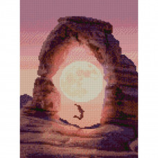 Алмазна мозаїка Рожевий молодик 30х40 см HX053