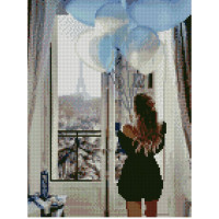 Алмазна мозаїка Ранок на День Народження 30х40 см HX064