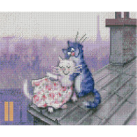 Алмазна мозаїка Дах кохання 30х40 см HX091