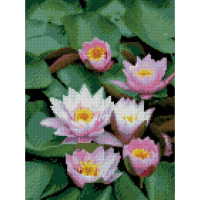 Алмазная мозаика Кувшинки 30х40 см HX105