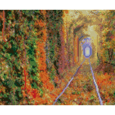 Алмазна мозаїка Осінній тунель 30х40 см HX145