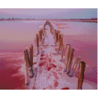 Алмазна мозаїка Генічне озеро 30х40 см HX146