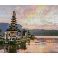 Діамантова мозаїка Тибетський пейзаж 30х40 см HX185