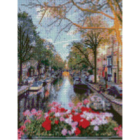 Алмазна мозаїка Венеціанський канал 30х40 см HX194