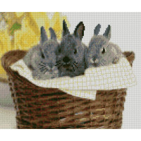 Алмазная мозаика Пушистики 30х40 см HX208