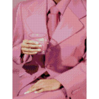 Діамантова мозаїка Ділова жінка 30х40 см HX218