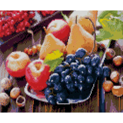 Алмазна мозаїка Соковиті фрукти 30х40 см HX231