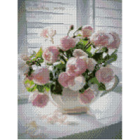 Алмазна мозаїка Весняні бутони 30х40 см HX240