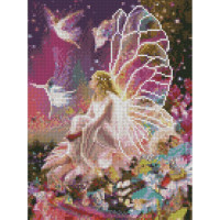 Алмазна мозаїка Загадкова фея 30x40 см HX248