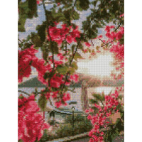 Алмазна мозаїка Крізь призму квітів 30х40 см HX278