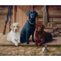 Алмазна мозаїка Вірні сторожа 30х40 см HX283