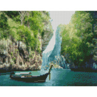 Алмазна мозаїка Фантастичний краєвид 30x40 см HX327