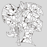 Набор для росписи-антистресс Strateg Тень нежности размером 30х30 см (JCEE37109)