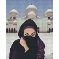 Алмазная мозаика Strateg ПРЕМИУМ Турчанка размером 30х40 см (KB065)