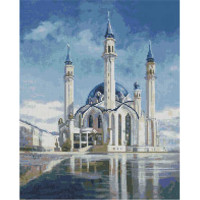 Алмазна картина Strateg ПРЕМІУМ Неймовірний Кул-Шаріф розміром 40х50 см (L-094)