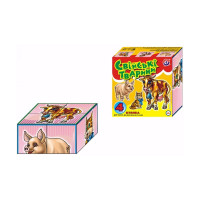 Обучающая игра Технок "Набор кубиков Домашние животные" (4 элем) (1837)