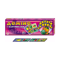 Настільна гра Технок "Доміно велике: Фрукти та овочі" (2643)