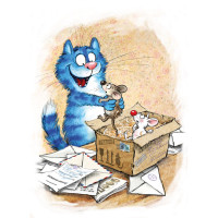 Картина за номерами Сюрприз у коробці 30х40 см SS-6393