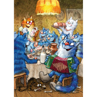 Картина за номерами Застілля 30х40 см SS-6395