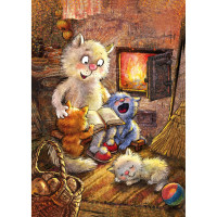 Картина за номерами Вечір у теплі 30х40 см SS-6398