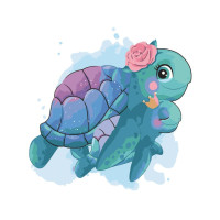 Картина по номерам Strateg Принцессы черепахи 30х40 см SS-6407