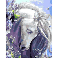 Картина по номерам "Сказочный единорог" 30х40 см SS-6415