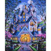 Картина за номерами "Чарівний замок" 30х40 см SS-6422