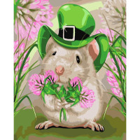Картина за номерами "Хом'ячок джентльмен" 30х40 см SS-6425