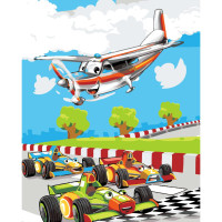 Картина за номерами "Веселі перегони" 30х40 см SS-6438