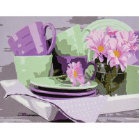 Картина по номерам Strateg ПРЕМИУМ Теплое спокойствие размером 30х40 см (SS1153)