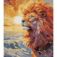 Картина по номерам Strateg ПРЕМИУМ Король мероприятия размером 30х40 см (SS1183)