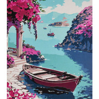 Картина за номерами Strateg ПРЕМІУМ Прованс розміром 30х40 см (SS1187)