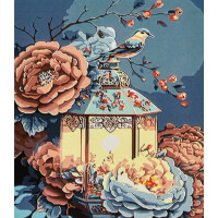 Картина за номерами Strateg ПРЕМІУМ Сяйво розміром 30х40 см (SS1191)