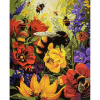 Картина по номерам Strateg ПРЕМИУМ Летняя размером 30х40 см (SS1218)