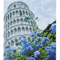 Картина по номерам Strateg ПРЕМИУМ Пизанская башня размером 30х40 см (SS6600)