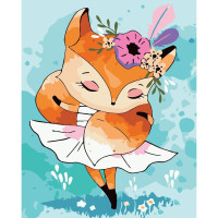 Картина по номерам Маленькая танцующая лиса 30х40 см SV-0017