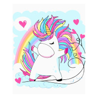 Картина за номерами Веселий єдиноріг 30х40 см SV-0098