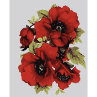Картина по номерам Красные маки 40х50 см SY6036