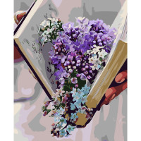 Картина по номерам Цветущая книга 40х50 см SY6047