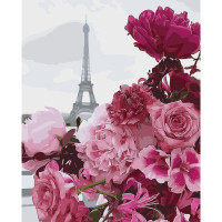 Картина за номерами Паризький букет 40х50 см SY6055