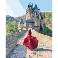 Картина за номерами Шлях до замку 40х50 см SY6058