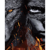 Картина за номерами Первинна сутність 40х50 см SY6062