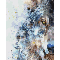 Картина за номерами Погляд ватажка 40х50 см SY6063